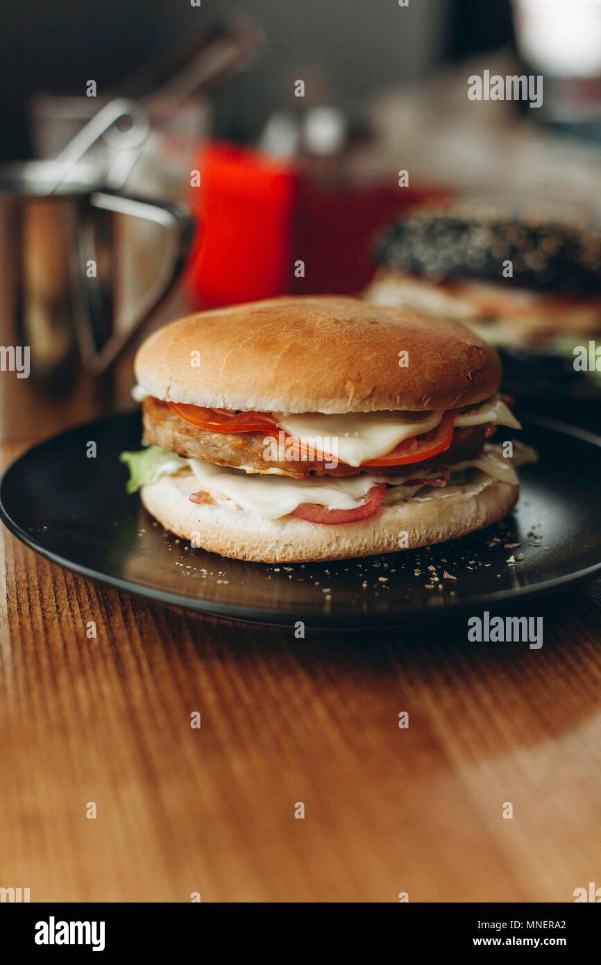 Cheeseburger Stockfoto
