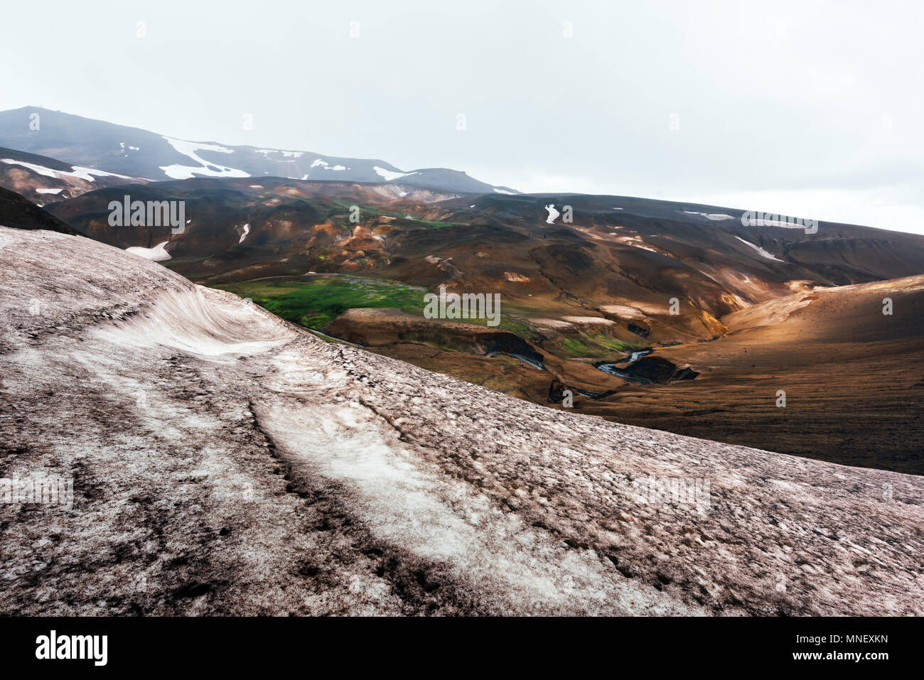 Typische Island Landschaft Stockfoto