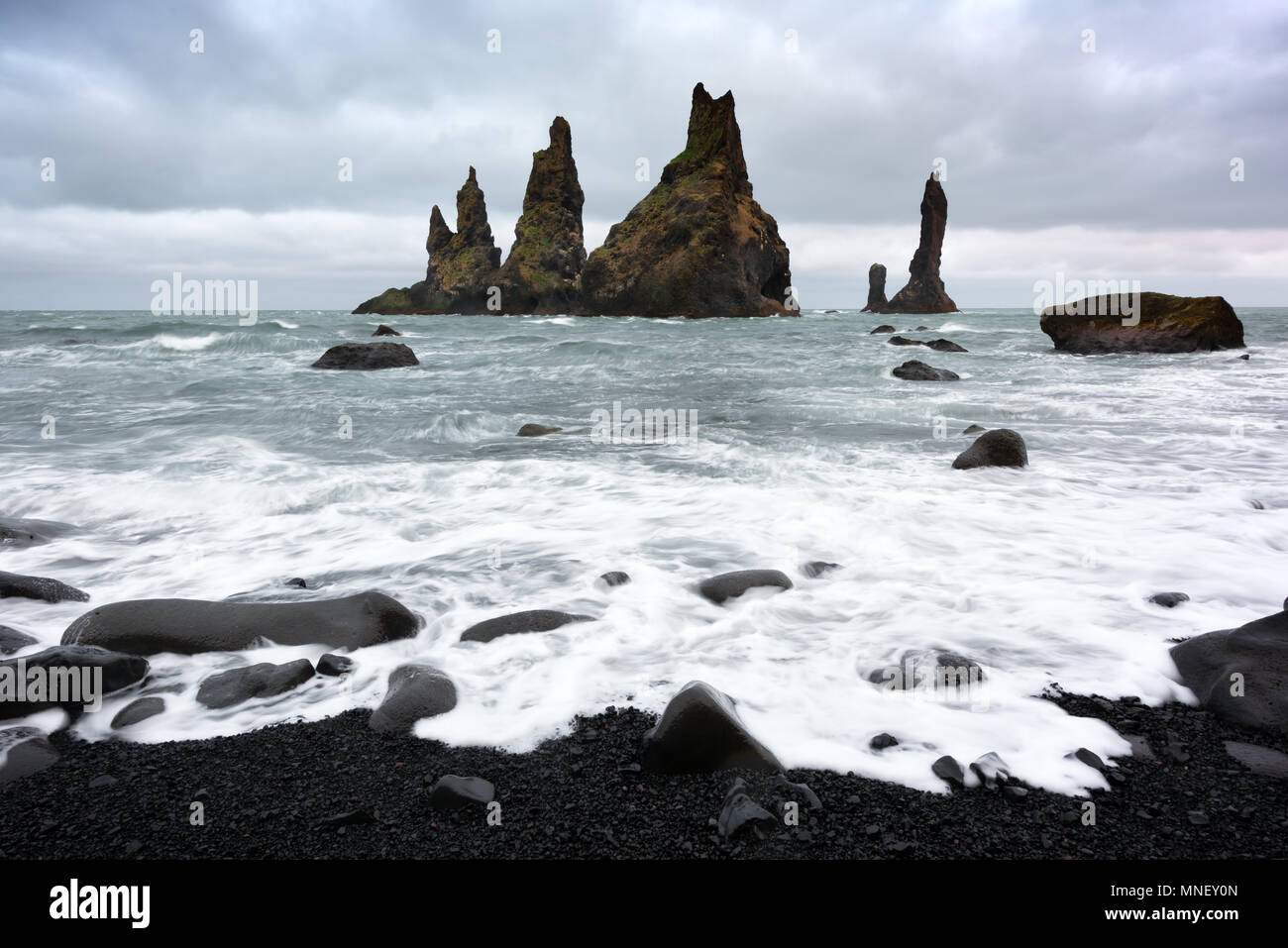 Basalt Felsformationen "Troll Zehen' Stockfoto