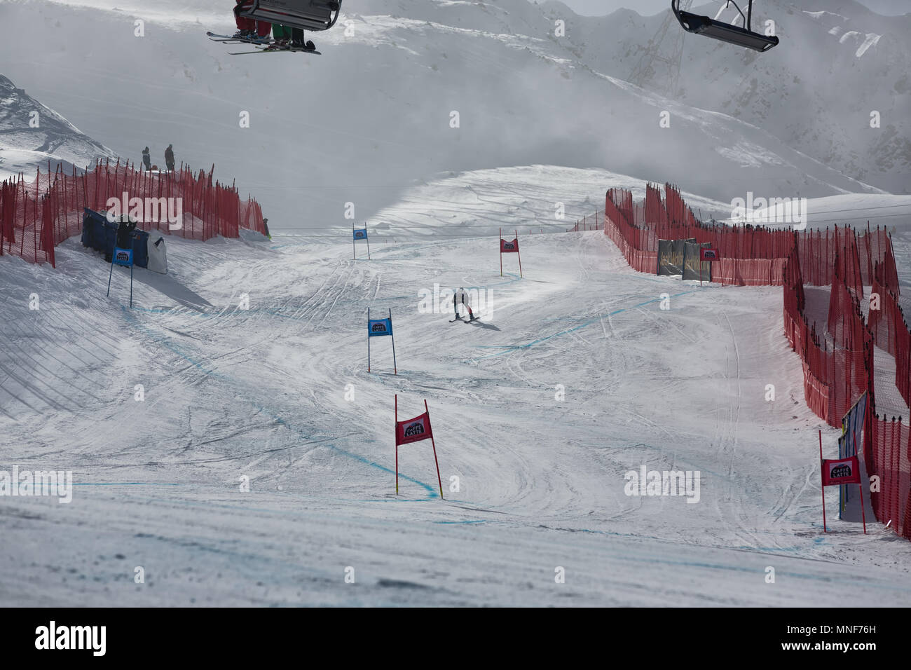 Super-G-Weltcup Lenzerheide Stockfoto