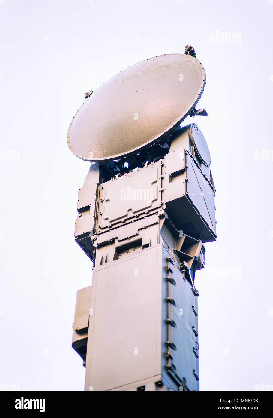 Air Defense Radar installation Militär, Russland, komplexe von Funkstörungen, Luftverteidigung, Luftstreitkräfte der Russischen Föderation in Syrien Stockfoto