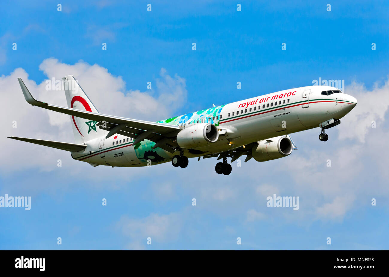 Royal Air Maroc, Boeing 737-800, CN - RGG, Marokko Stockfoto