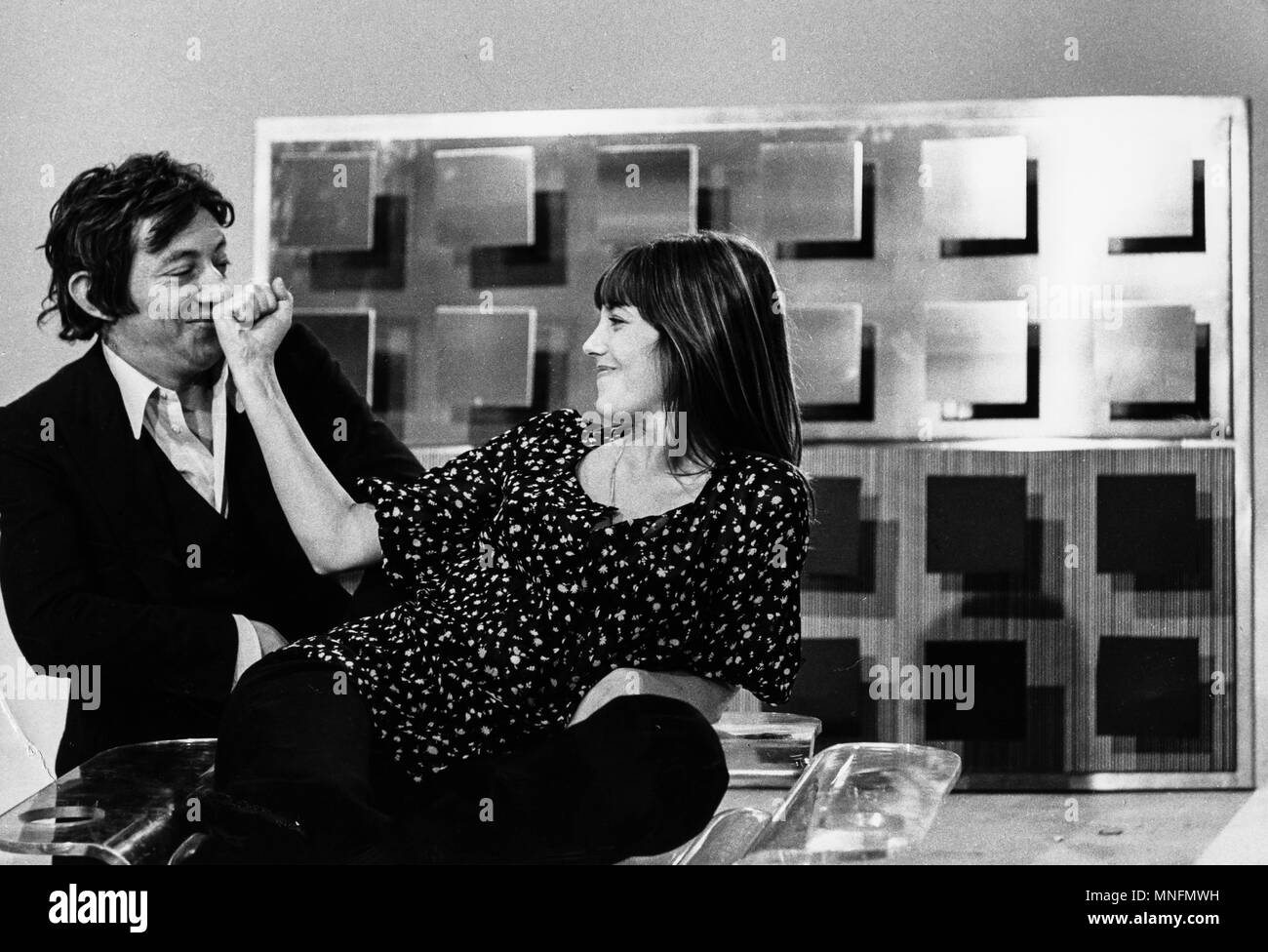 Jane Birkin, Serge Gainsbourg, 70 s Stockfoto