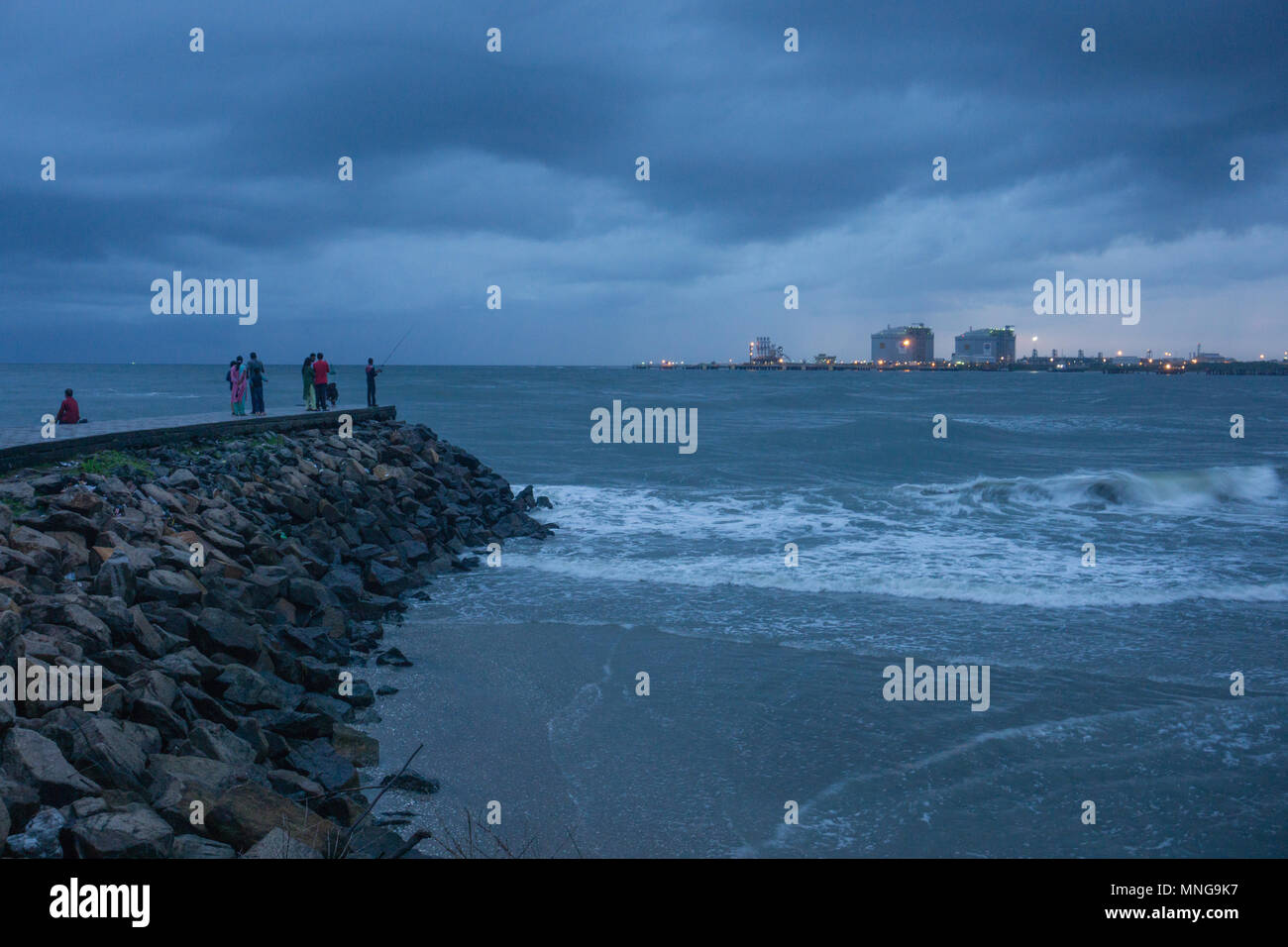 Fort Kochi Beachfront Stockfoto