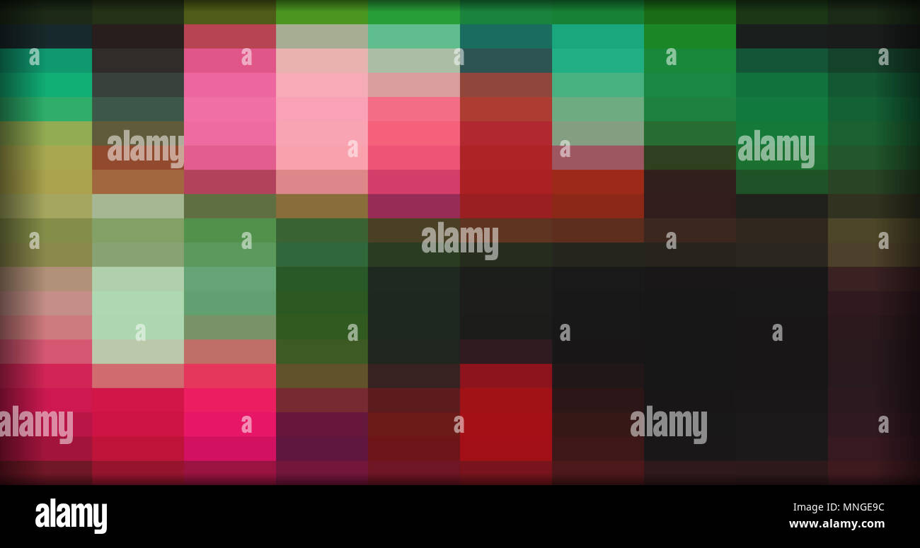 Farbenfroh und abstrakte unscharfe Pixel Hintergrund Stockfoto