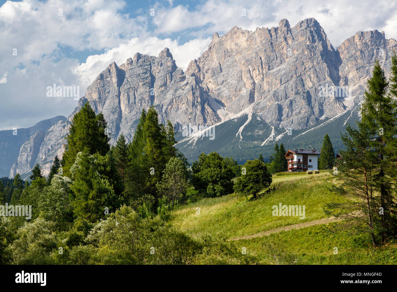 Die Dolomiten in Cortina d'Ampezzo, Italien Stockfoto