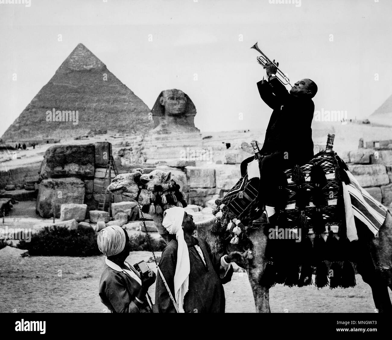Louis Armstrong, Ägypten 1961 Stockfoto