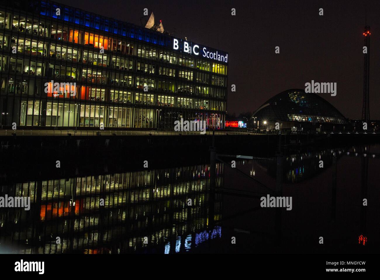 Glasgow Clyde Stockfoto