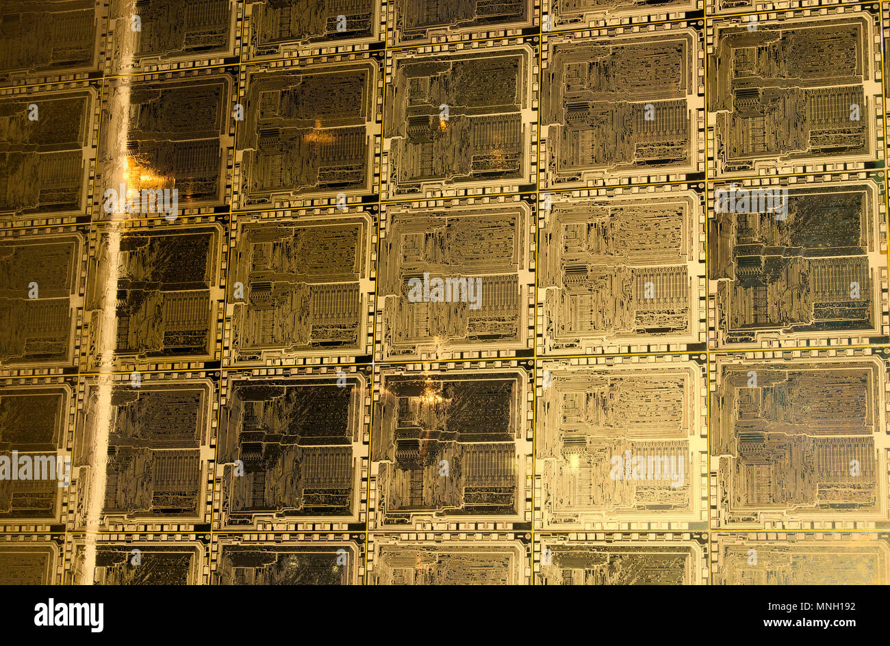 Eine große grafische Anzeige der elektronische gedruckte Schaltungen an der China Museum für Wissenschaft und Technologie in Peking, China. Stockfoto