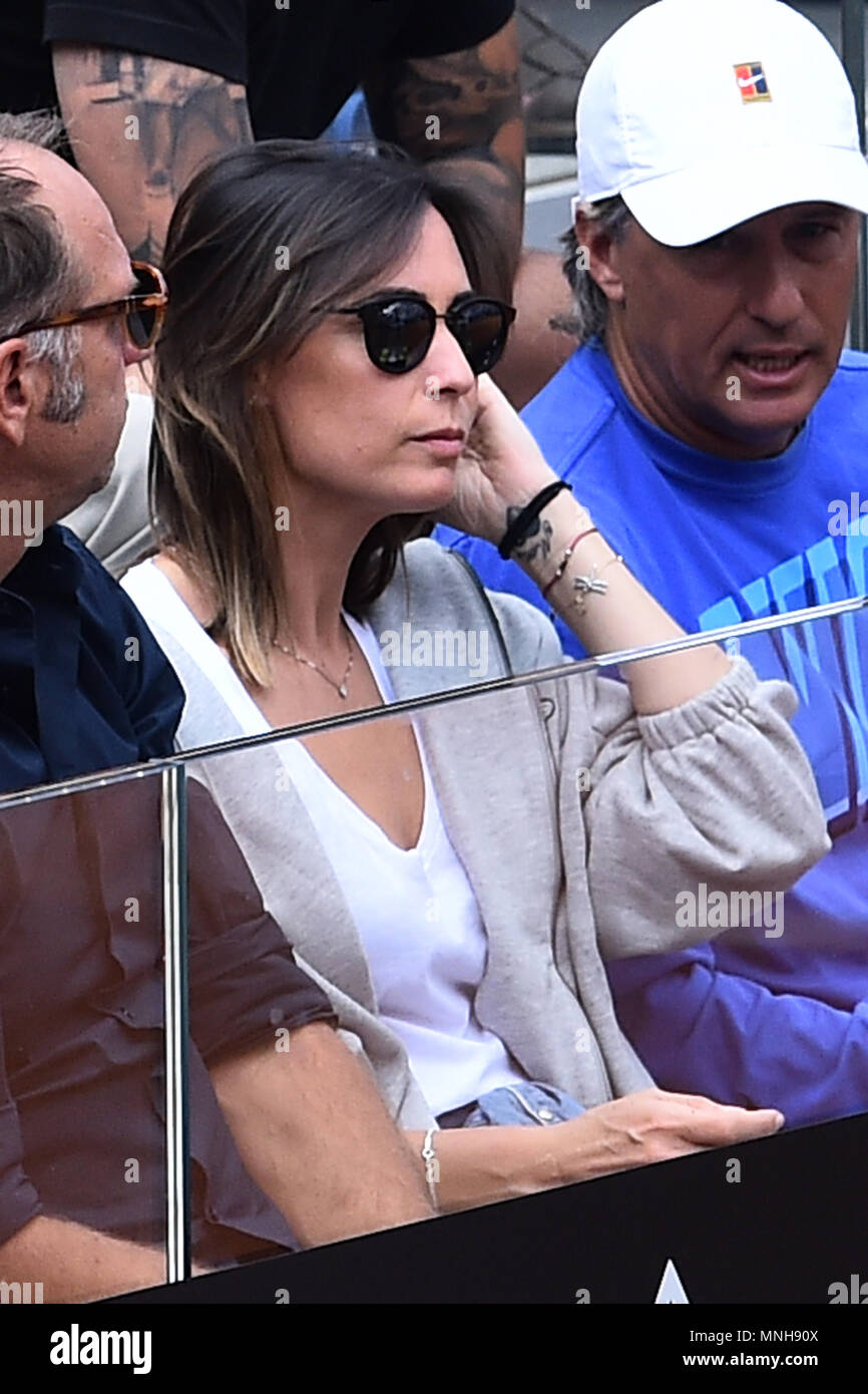 Rom Italien 17 Mai 2018 Internazionali D Italia Di Tennis Rom 17 Mai 2018 Im Bild Flavia Pennetta Frau Von Fabio Fognini Foto Fotograf01 Gutschrift Unabhangige Fotoagentur Alamy Leben Nachrichten Stockfotografie Alamy