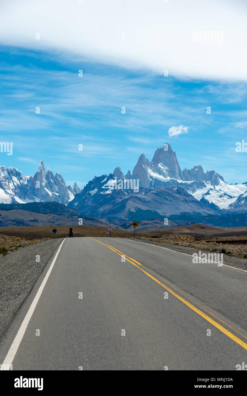 Das Fitz Roy, El Chalten Stockfoto