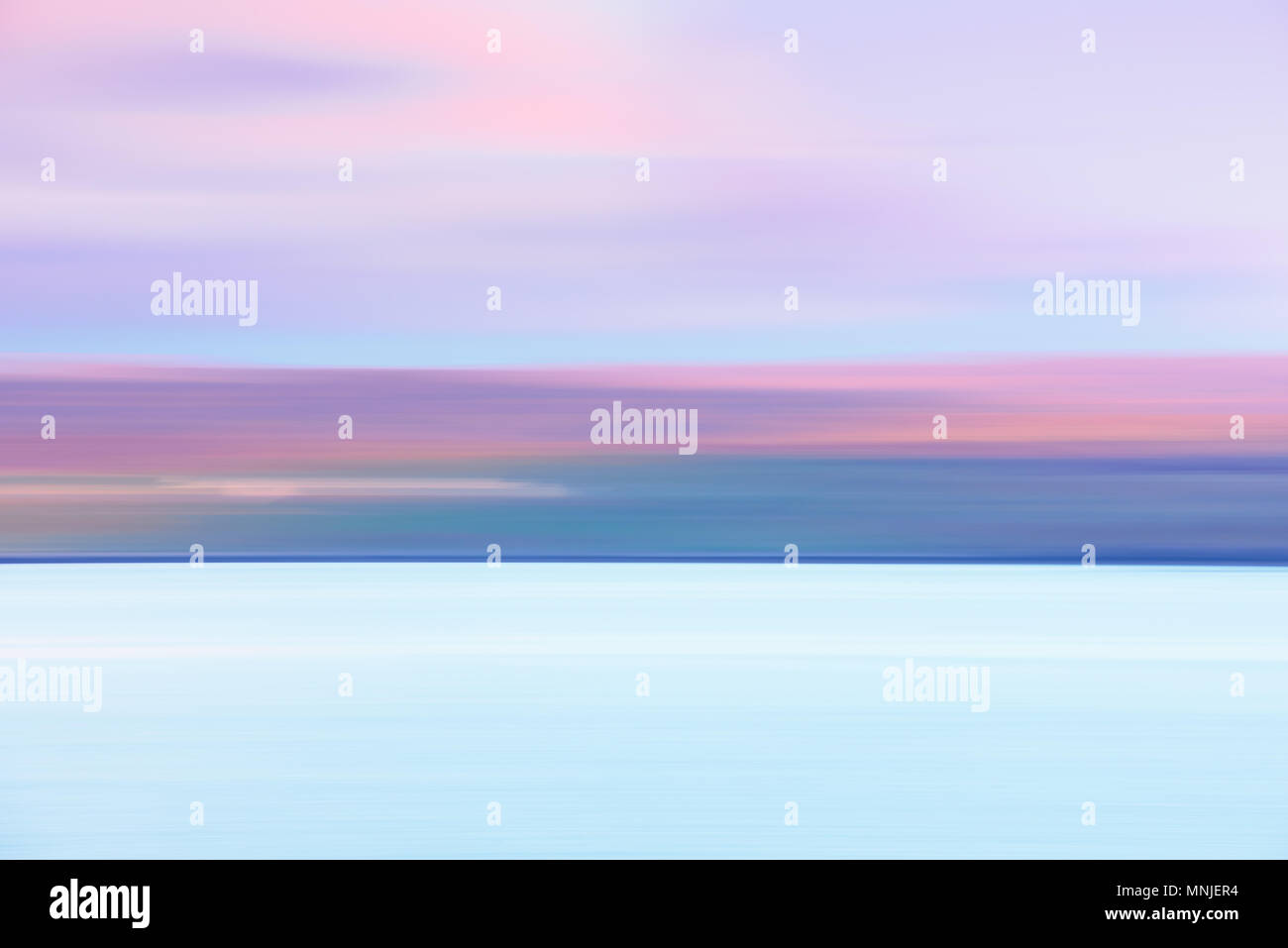 Verschwommen Seascape Hintergrund Stockfoto