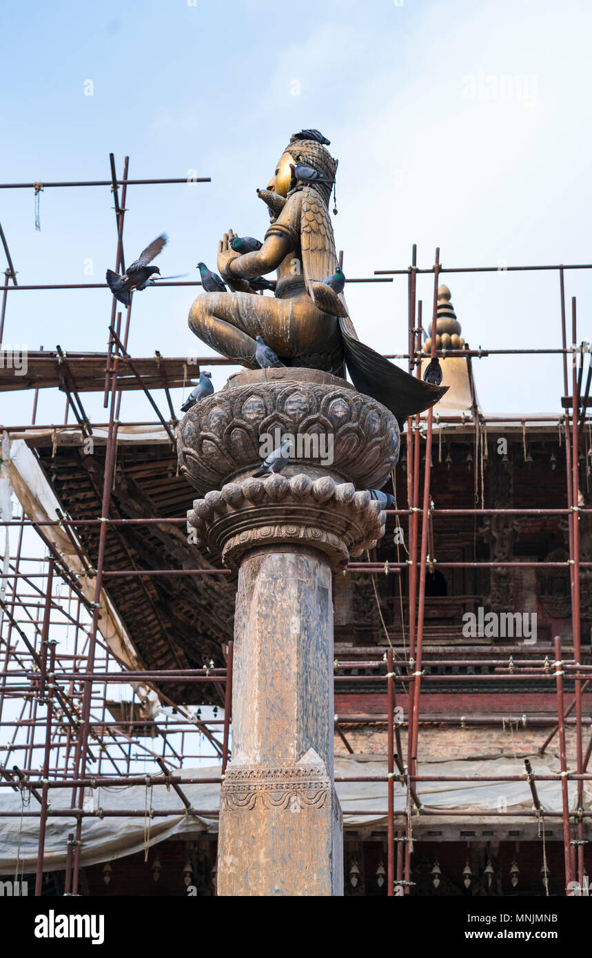 Durbar Marg, Patan, Lalitpur Metropolitan City, Tal von Kathmandu, Nepal, Asien, Unesco Weltkulturerbe Stockfoto