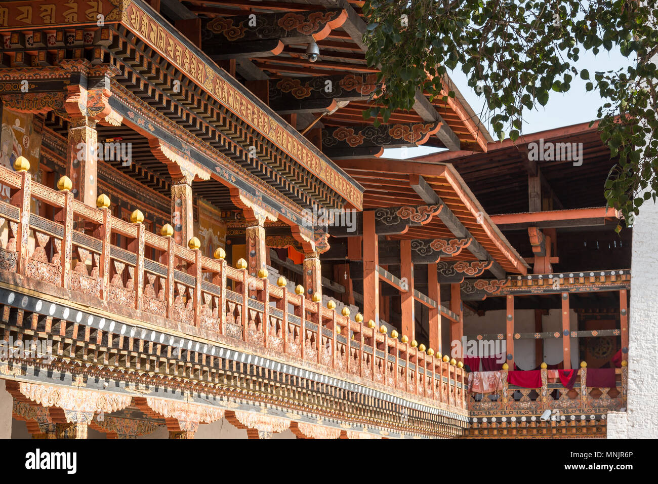 Punakha Dzong, auch als Pungtang Dewa chhenbi Phodrang (mit der Bedeutung "Der Palast der großen Glück") in Punakha, Bhutan bekannt Stockfoto