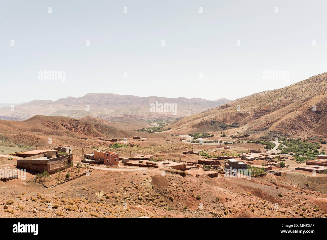 Straßen in Marokko Stockfoto