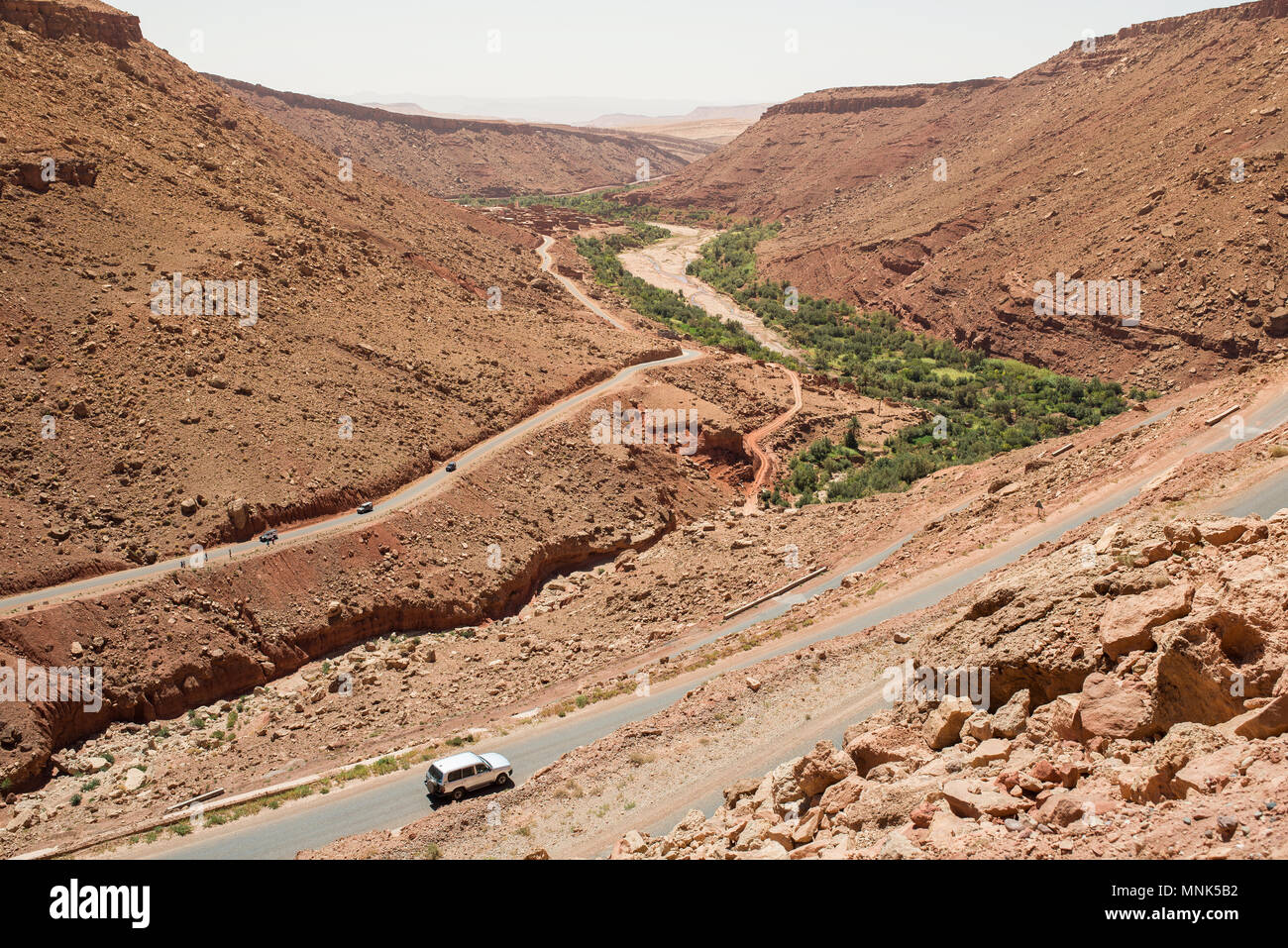 Straßen in Marokko Stockfoto
