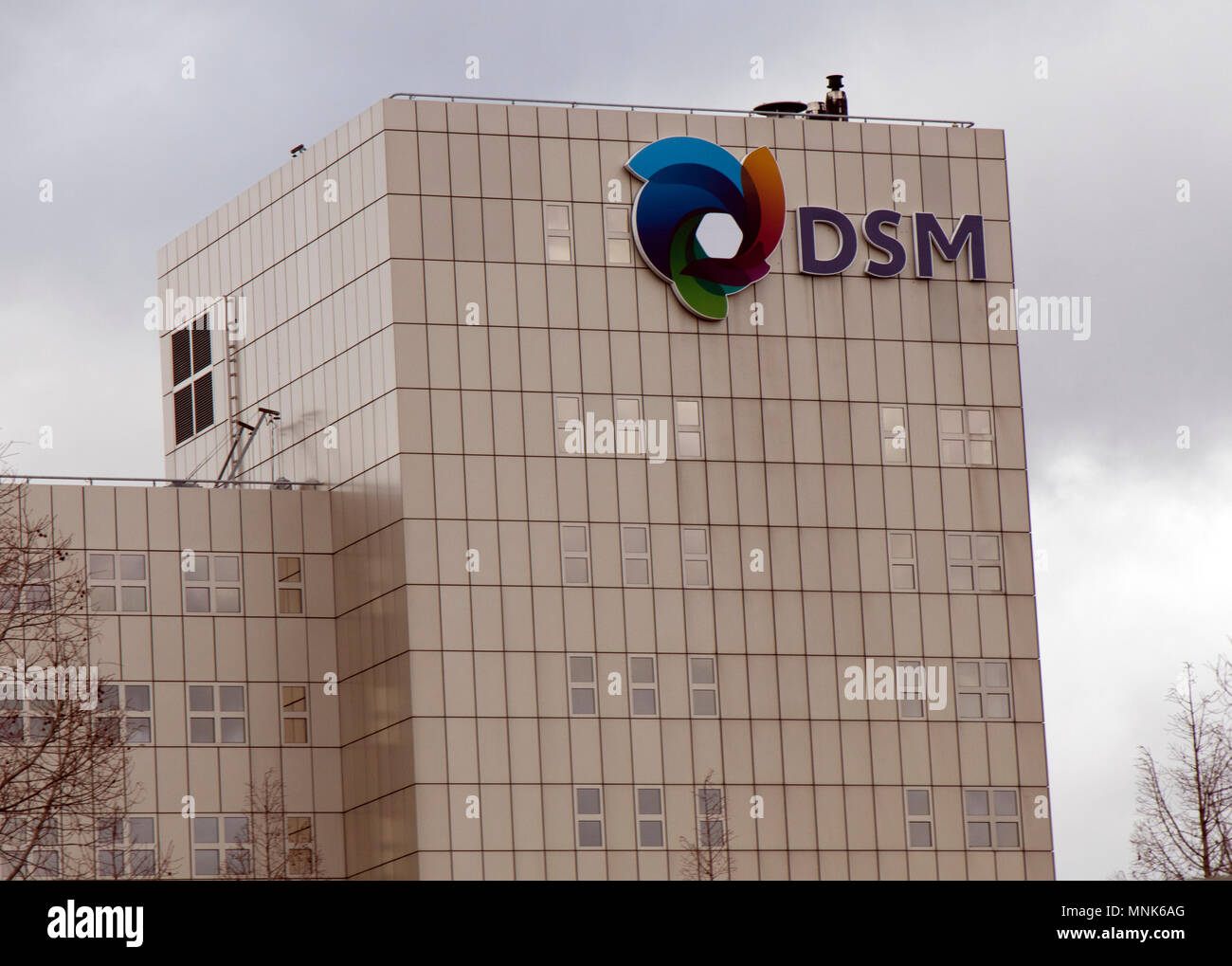 Amsterdam, Niederlande, 26. Dezember 2017: DSM headqyuarters in den Niederlanden Stockfoto