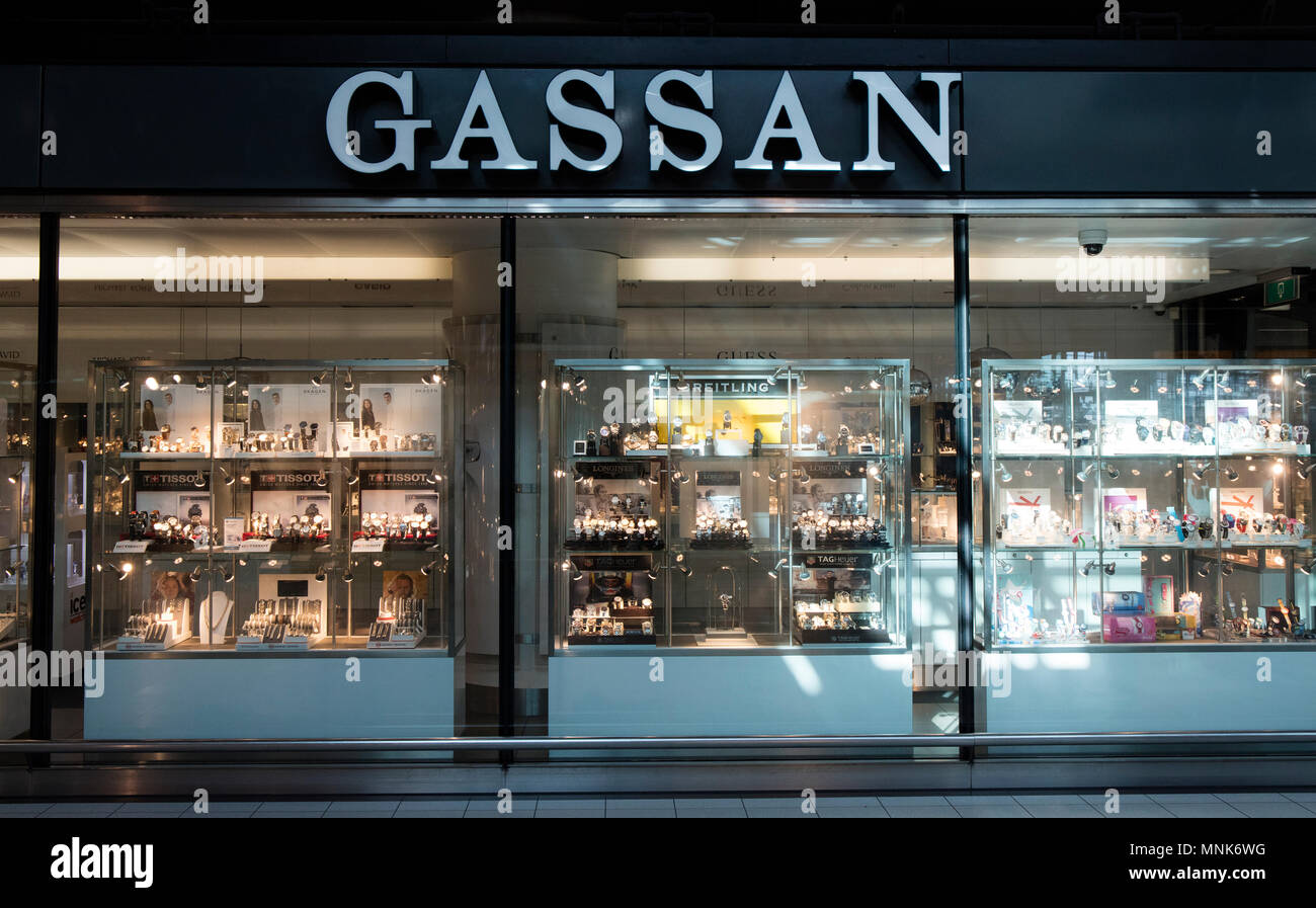 Amsterdam, Niederlande, 15. März 2017: Gassan Diamant store in Amsterdam Stockfoto