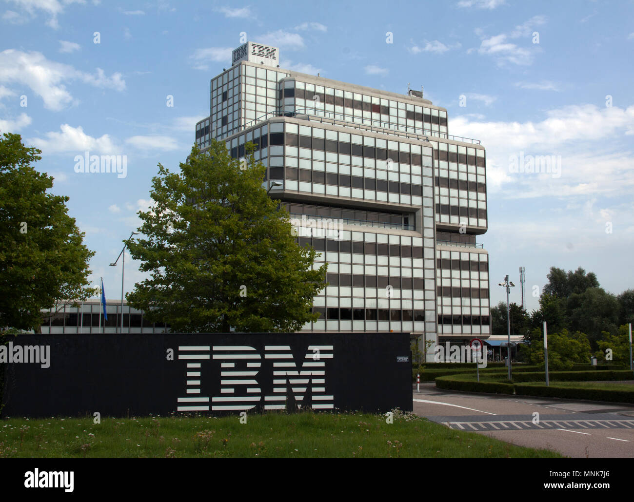 Amsterdam, Niederlande - 26 August, 2016: IBM Gebäude in Amsterdam Stockfoto