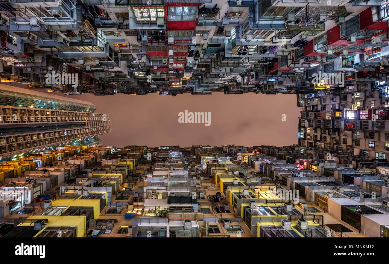 Ich verbrachte eine Woche in Hong Kong im Januar (mein erstes Mal hier) und war absolut in Ehrfurcht an der Architektur, die Stadt ist definitiv ein stadtbild/arachiten Stockfoto