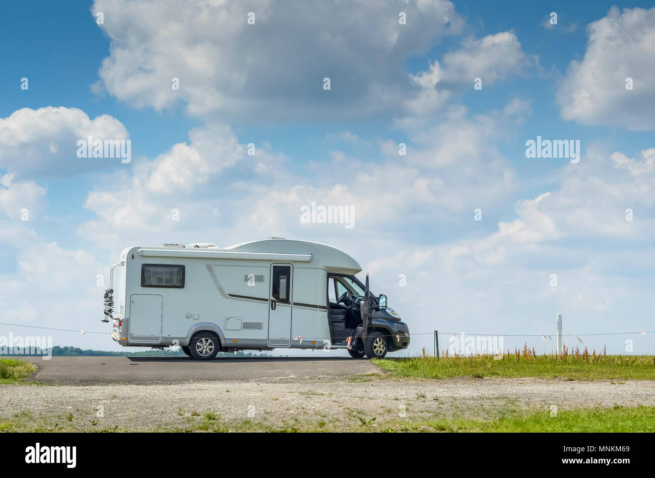 Der Camper Stockfoto