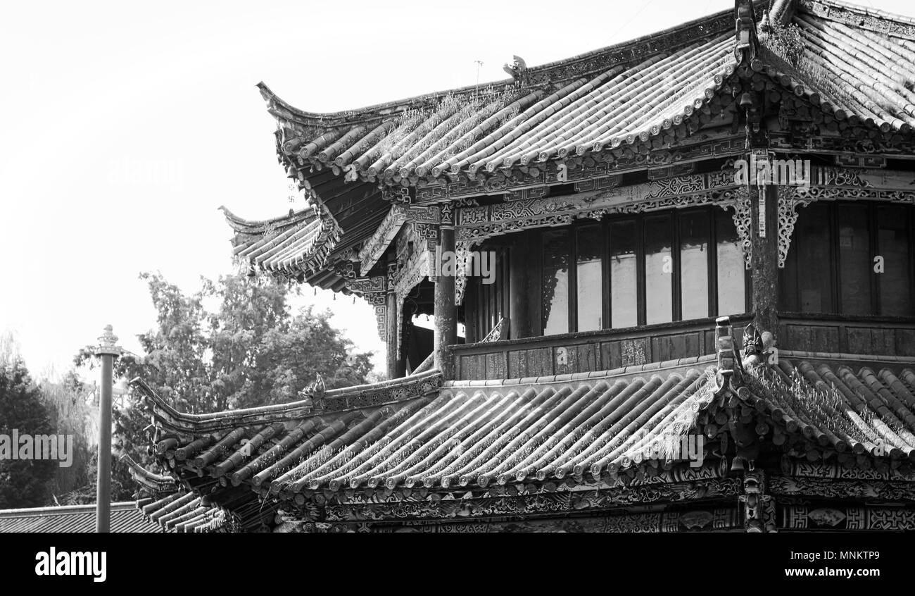 Yuantong-tempel Details (Kunming, Yunnan, China) Stockfoto