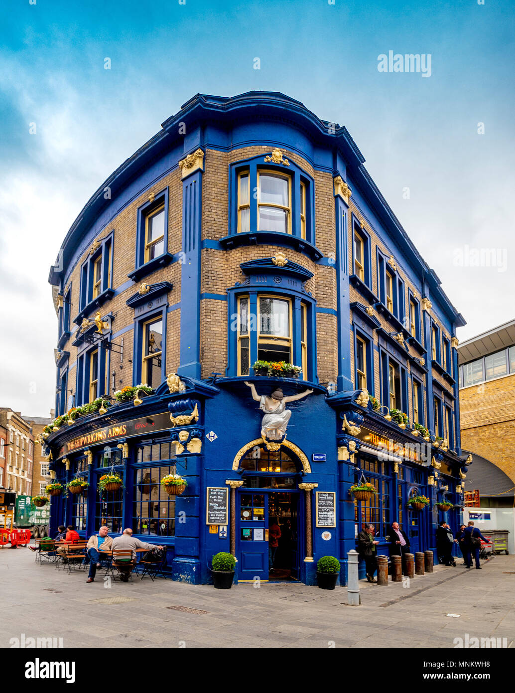 Die tauschwaren Arme, Grad II Public House bei 88 Tooley Street, London Bridge, London, UK aufgeführt. Stockfoto