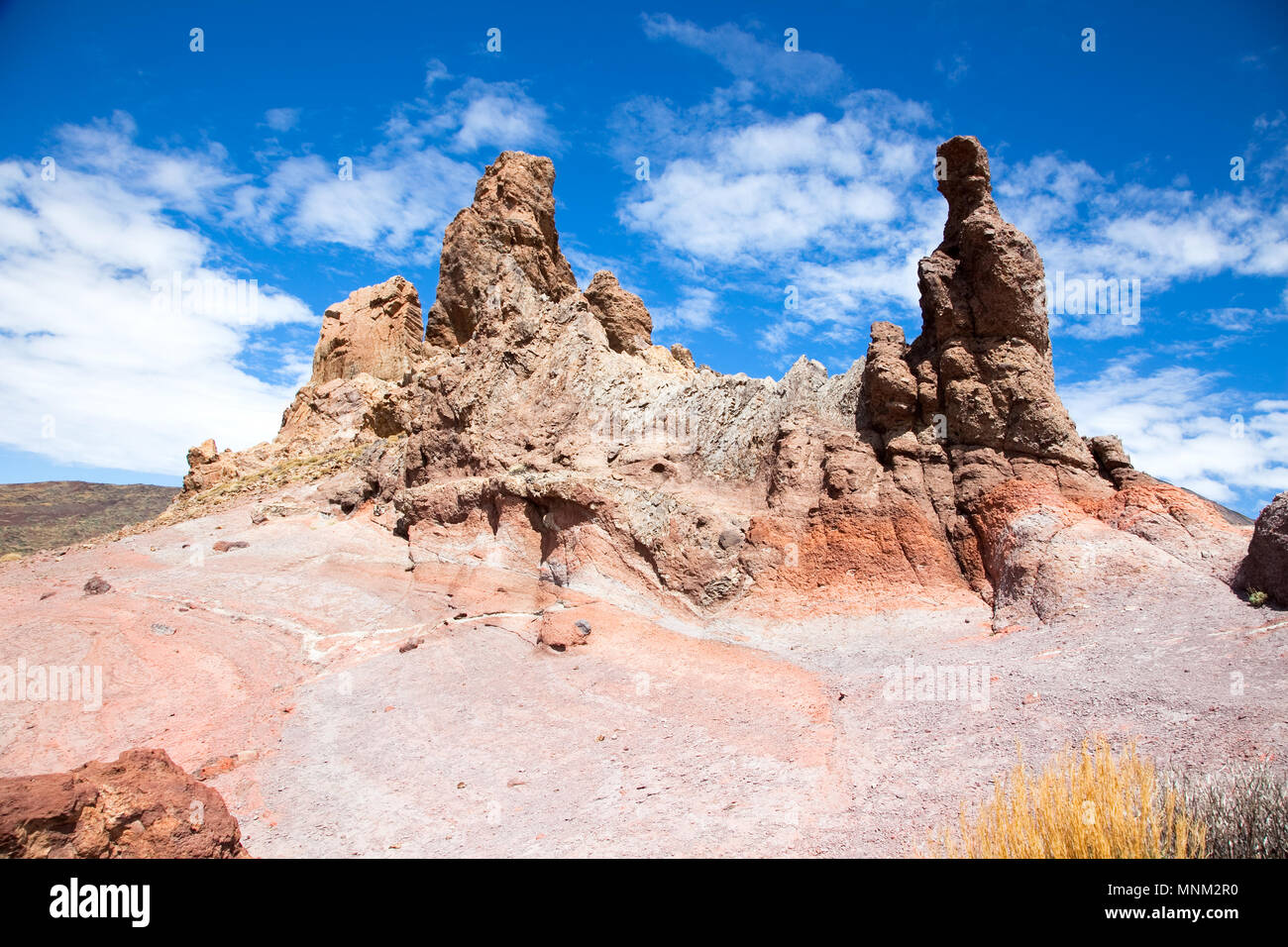 Roques de Garcia. Felsformation in den Teide. Teneriffa. Kanarischen Inseln. Spanien Stockfoto