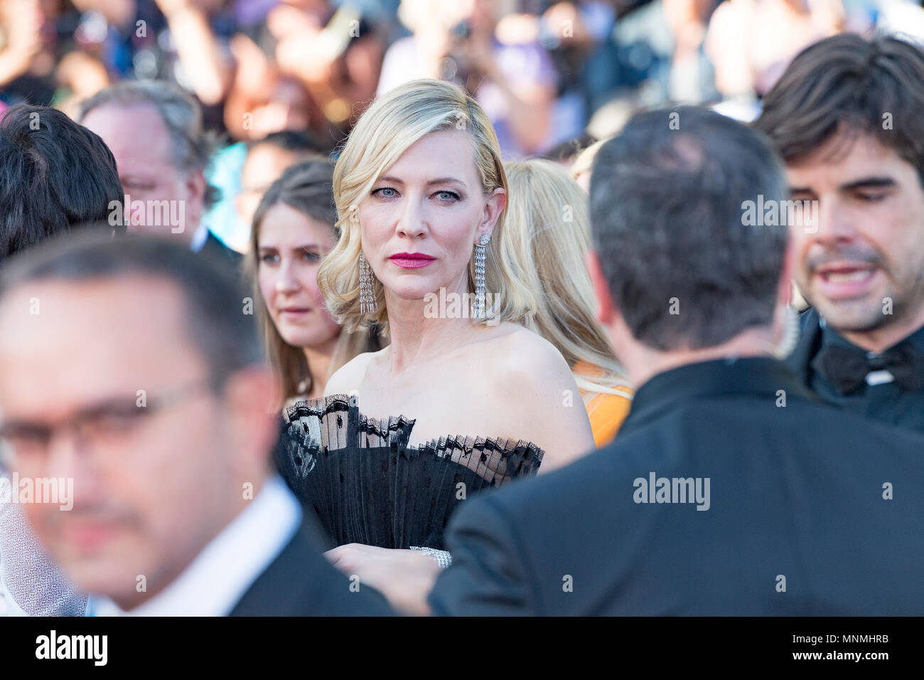 Cannes, Frankreich. 17 Mai, 2018. Cate Blanchett besucht die Capharnaum Premiere während der 71st jährlichen Filmfestspiele von Cannes am 17. Mai 2018 in Cannes, Frankreich Quelle: BTWImages/Alamy leben Nachrichten Stockfoto