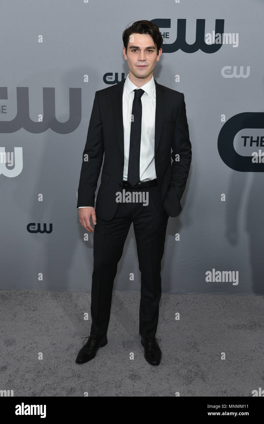 New York, USA. 17 Mai, 2018. KJ Apa besucht die 2018 CW-Netz im Voraus an das Hotel in London am 17. Mai 2018 in New York City. Credit: Erik Pendzich/Alamy leben Nachrichten Stockfoto