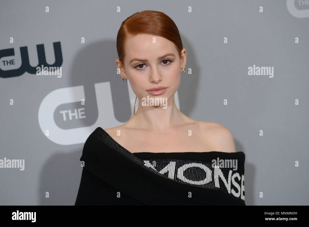 New York, USA. 17 Mai, 2018. Madelaine Petsch besucht die 2018 CW-Netz im Voraus an das Hotel in London am 17. Mai 2018 in New York City. Credit: Erik Pendzich/Alamy leben Nachrichten Stockfoto