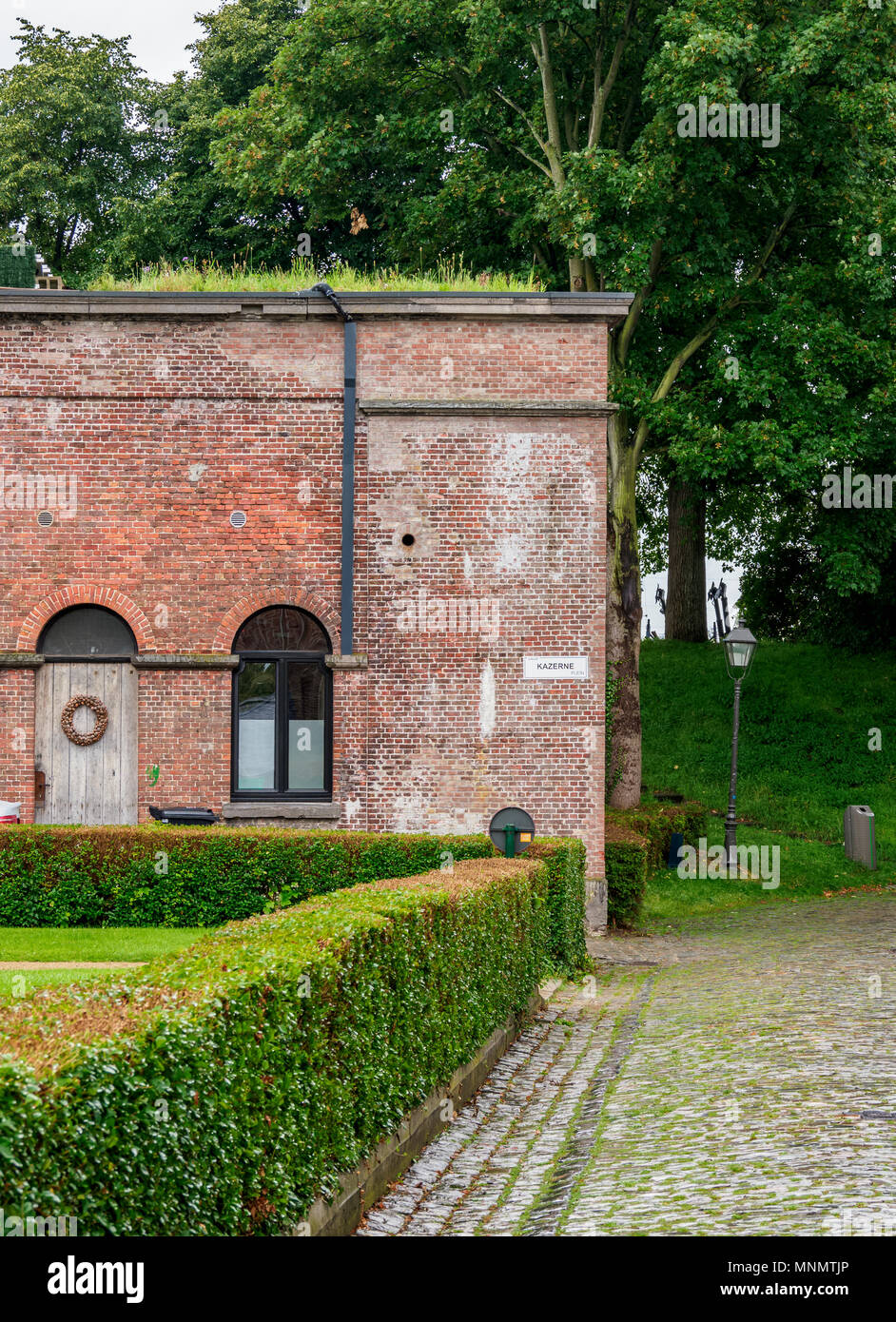 Die alte Festung Fort in Lillo, Antwerpen, Belgien Stockfoto