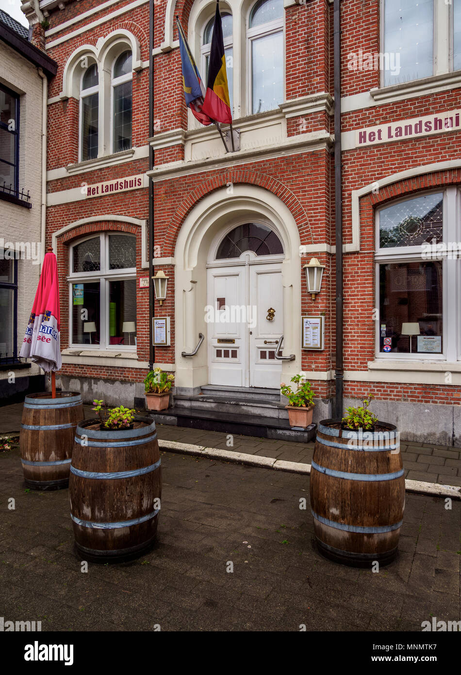 Altes Rathaus in Lillo, Antwerpen, Belgien Stockfoto