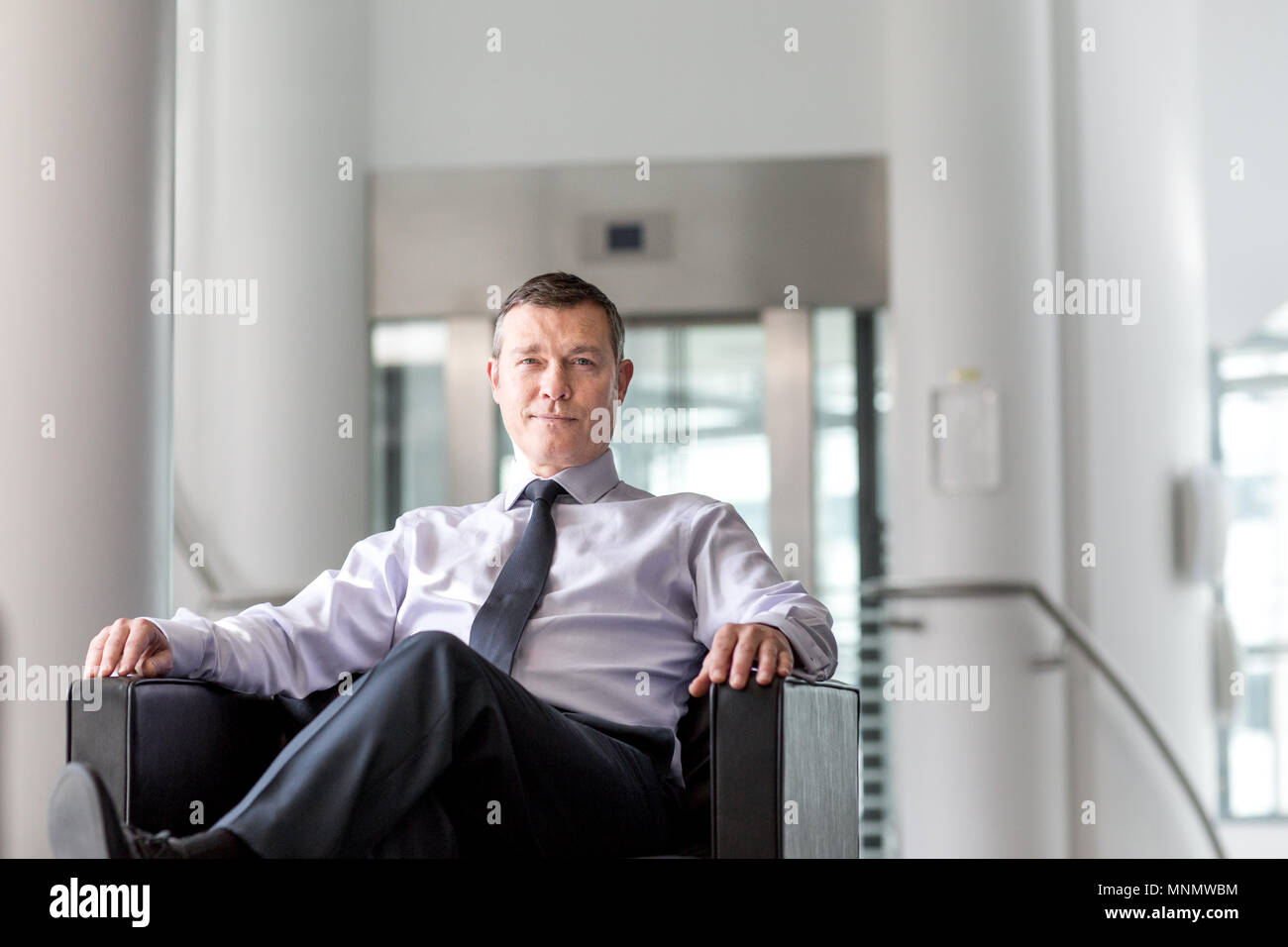 Portrait von Senior Business Executive Stockfoto