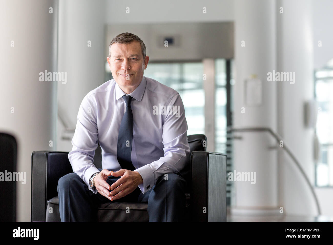 Portrait von Senior Business Executive Stockfoto