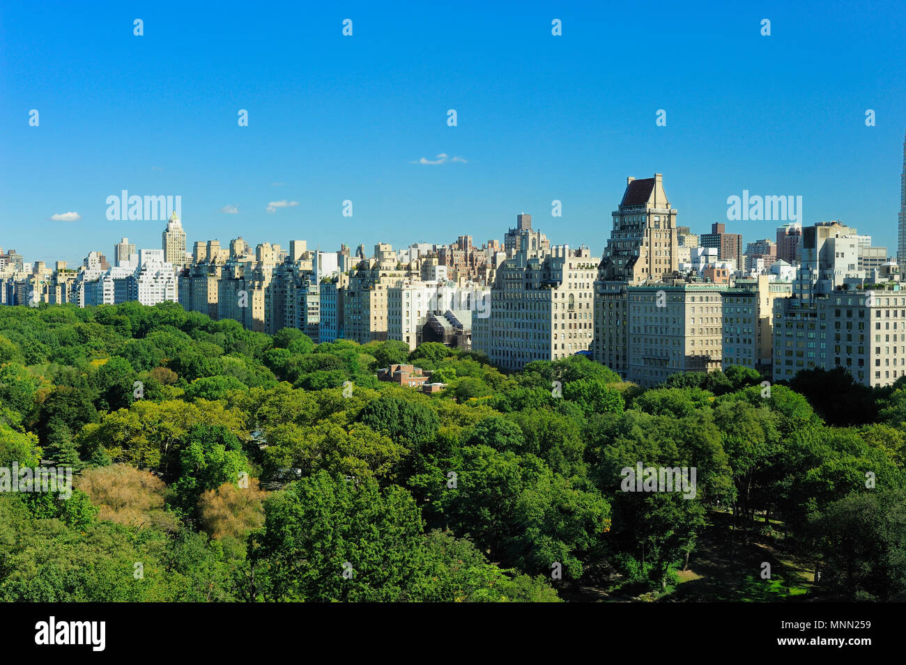 Nordamerika; USA; Amerikanische; New York; Manhattan; Central Park und Upper Eastside Stockfoto