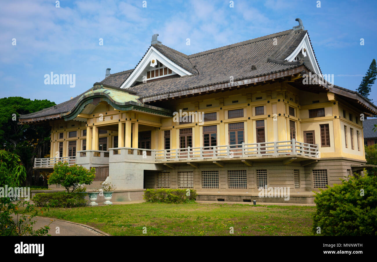 Tainan butokuden Wude Halle alten kolonialen japanische Kampfkunst Akademie Gebäude in Taiwan Stockfoto