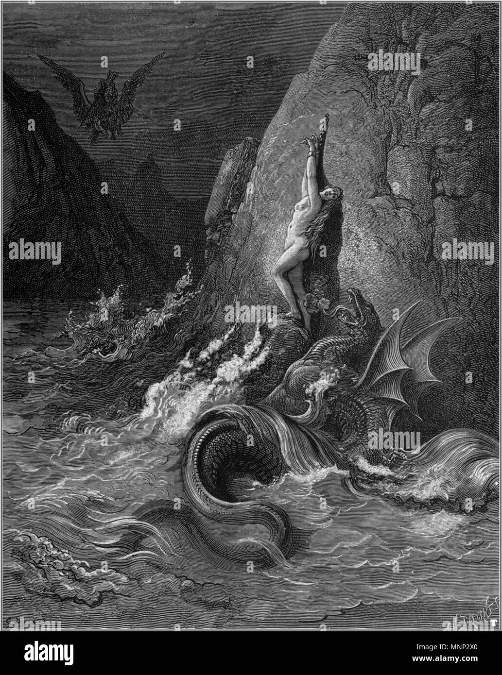 Ruggiero Rettung Angelica. Illustration der Ludovico Ariosts "Orlando Furioso" Gustave Doré (1832-1883) Alternative Namen Paul Gustave Doré, Paul Gustave Doré Louis Christophe Beschreibung französischer Maler, Zeichner, Kupferstecher und Karikaturist Geburtsdatum / Tod am 6. Januar 1832 23. Januar 1883 Ort der Geburt / Tod Strasbourg Paris arbeiten Standort Paris Aufsicht: Q6682 VIAF: 41839207 ISNI: 0000 0001 2278 6962 ULAN: 500013657 79089221 LCCN: n NLA: 35041510 WorldCat 947 Orlando Furioso 25. Stockfoto