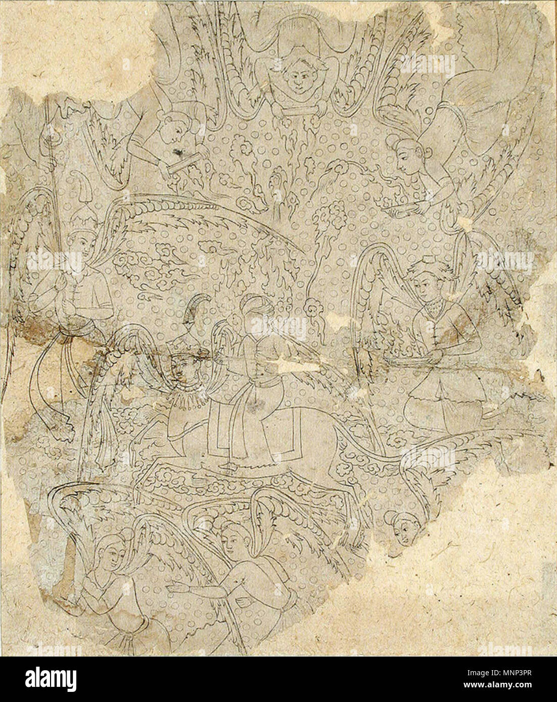 . Englisch: Erstellungsdatum: Ca. 1750 Display Abmessungen: 8 27/32 x 7 7/16 in. (22,5 cm x 18,9 cm) Kreditlinie: Edwin Binney 3 Sammlung Beitritt Artikelnummer: 1990.568 Sammlung: <a href='Http://www.sdmart.org/art/our-collection/asian-art' rel='nofollow'> Die San Diego Museum der Kunst</a>. 29 Oktober 2001, 13:04:36. Englisch: thesandiegomuseumofartcollection 1177 Die Miraj (6124550787) Stockfoto . Englisch: Erstellungsdatum: Ca. 1750 Display Abmessungen: 8 27/32 x 7 7/16 in. (22,5 cm x 18,9 cm) Kreditlinie: Edwin Binney 3 Sammlung Beitritt Artikelnummer: 1990.568 Sammlung: <a href='Http://www.sdmart.org/art/our-collection/asian-art' rel='nofollow'> Die San Diego Museum der Kunst</a>. 29 Oktober 2001, 13:04:36. Englisch: thesandiegomuseumofartcollection 1177 Die Miraj (6124550787) Stockfoto