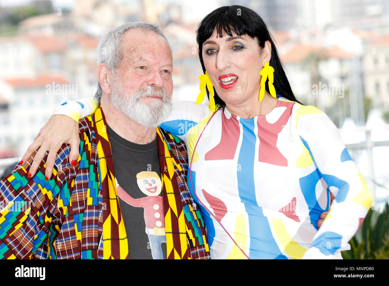 Terry Gilliam, Rossy de Palma an der Getoetete Don Quixote" fotoshooting während der 71St Cannes Film Festival im Palais des Festivals am 19. Mai 2018 in Cannes, Frankreich. (C) Johannes Rasimus *** FRANKREICH, SCHWEDEN, NORWEGEN, DENARK, Finnland, USA, Tschechische Republik, SÜDAMERIKA NUR*** Stockfoto