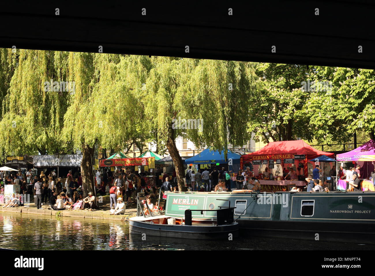 Canalweal Kavalkade in Little Venice, Maida Vale London Stockfoto