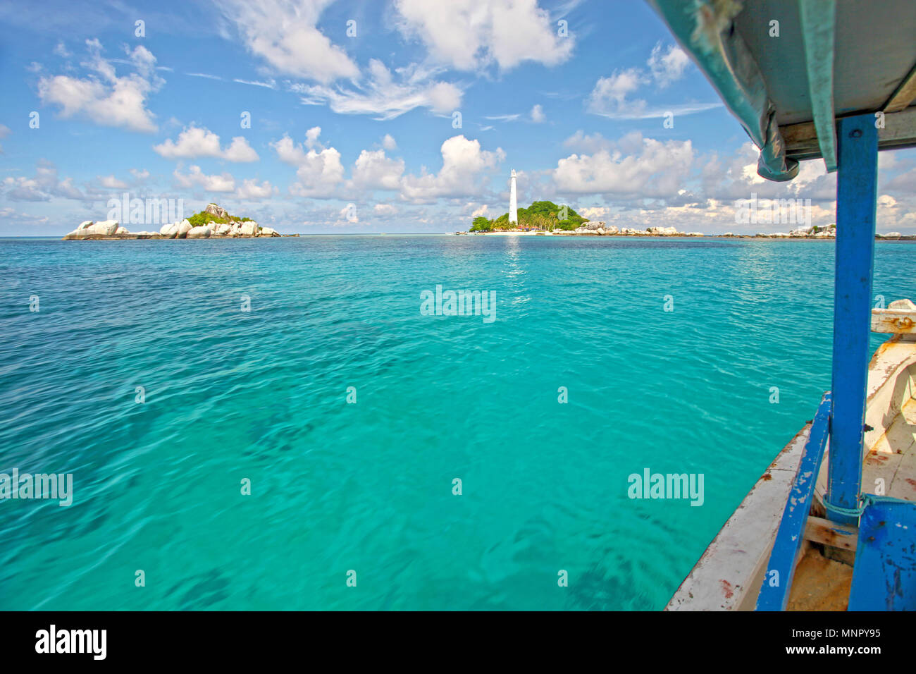 Lengkuas Insel Belitung in Indonesien Stockfoto