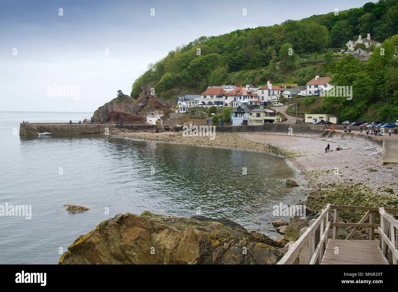 Cary Arme & Spa, Babbacombe Beach, Devonshire. Stockfoto