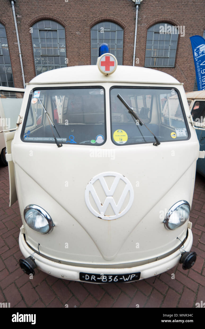 Vintage, retro Volkswagen VW Transorters Stockfoto