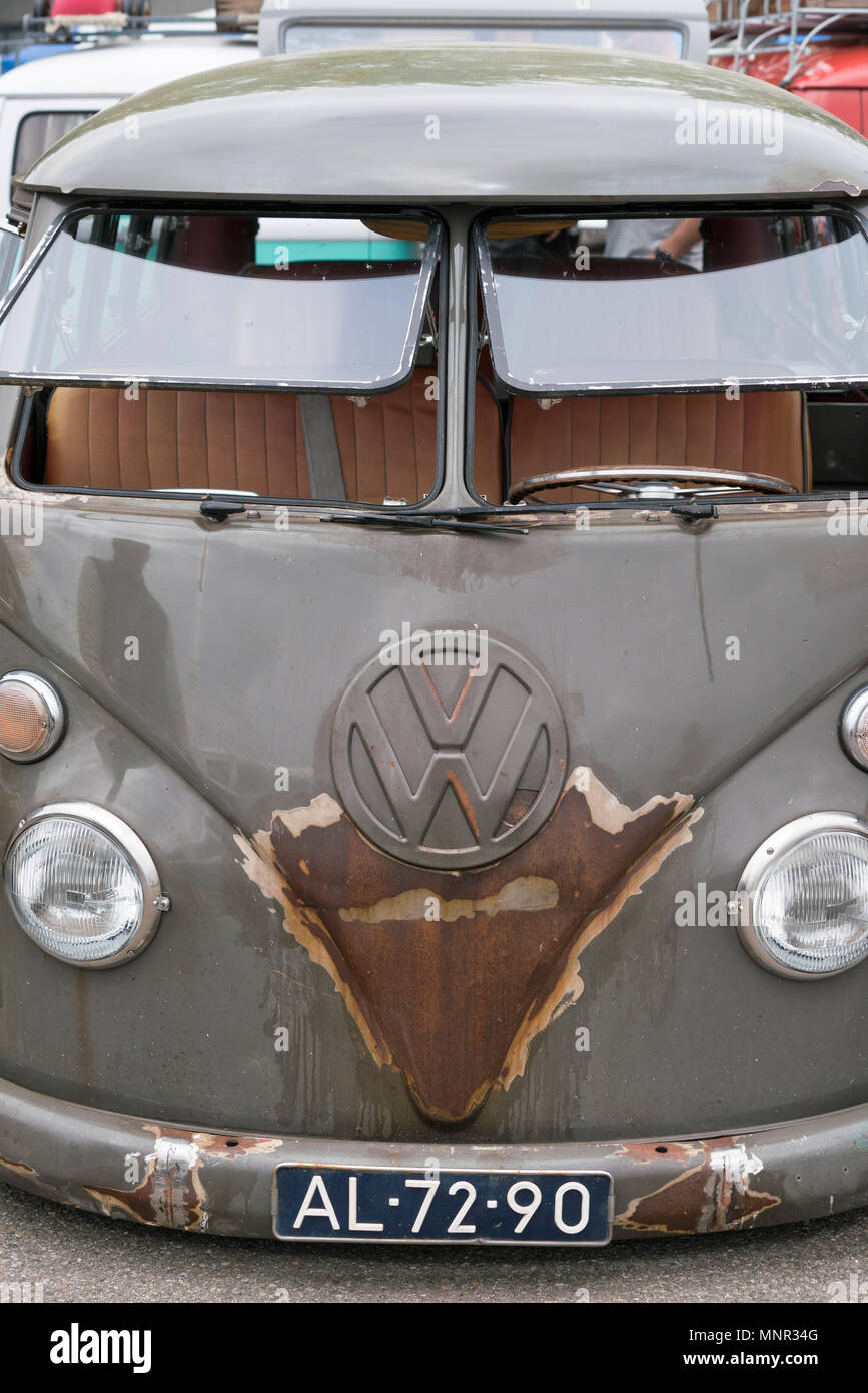 Vintage, retro Volkswagen VW Transorters Stockfoto