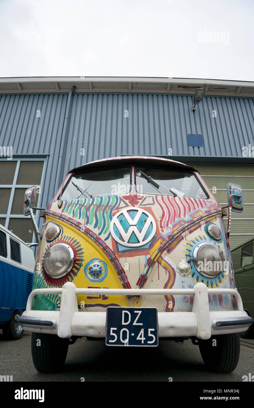 Vintage, retro Volkswagen VW Transorters Stockfoto