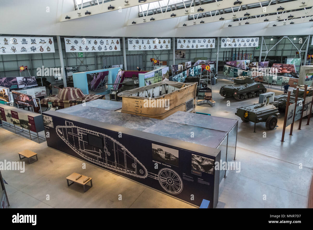 Kampfpanzer im Tank Museum Bovington Camp Stockfoto