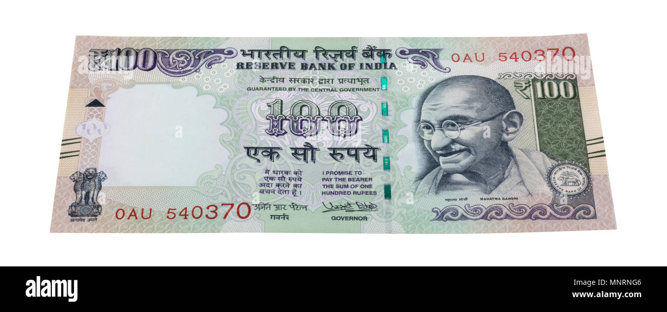 Währung Hinweis von Indien Stockfoto