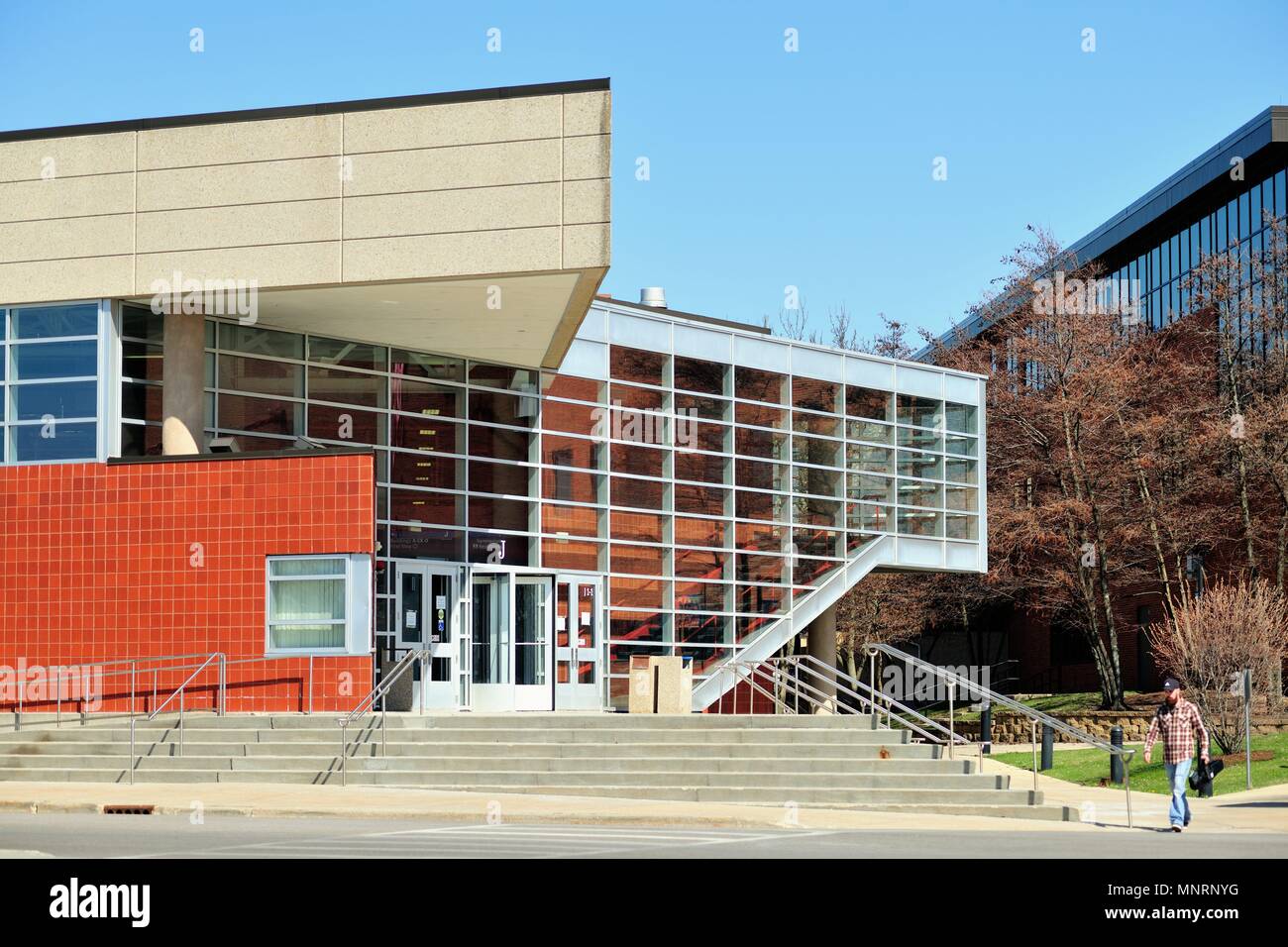 Elgin, Illinois, USA. Die Events Center auf dem Campus der Elgin Community College. Elgin Community College wurde 1949 gegründet. Stockfoto