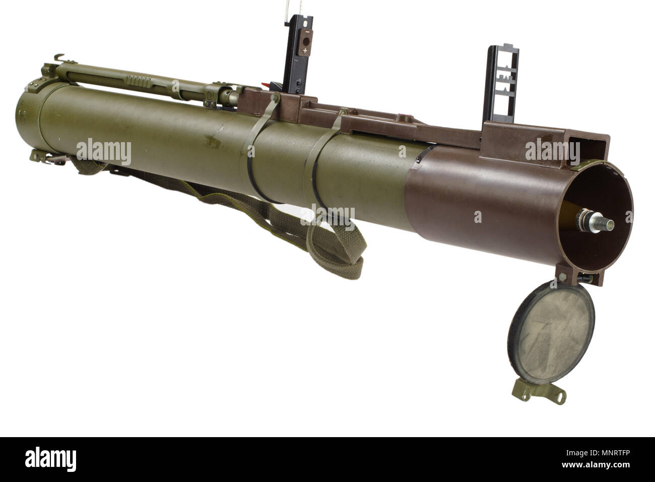 Anti Tank Rakete Angetrieben Granatwerfer Bazooka Isoliert Auf Weissem Stockfotografie Alamy